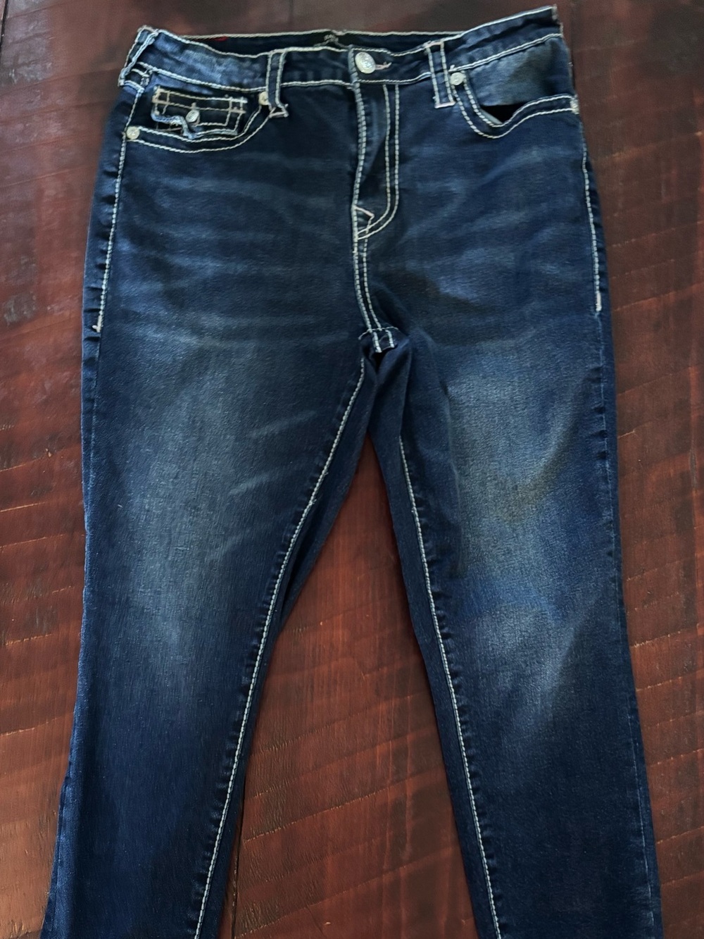 True Religion Women's Dark Blue Skinny Jeans
